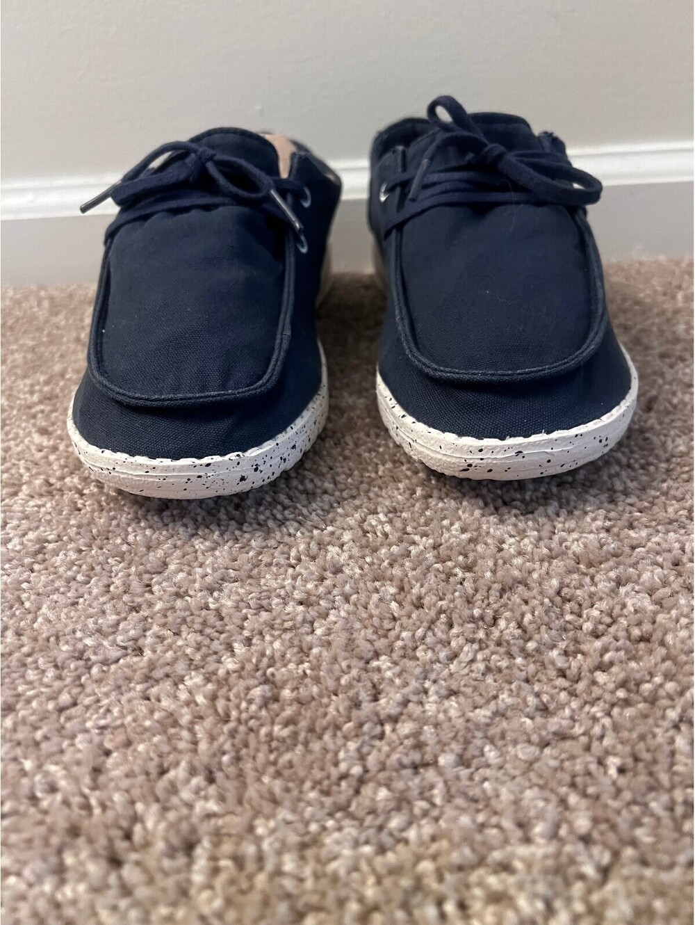 Hey Dude Shoes Wendy Navy Women size 6